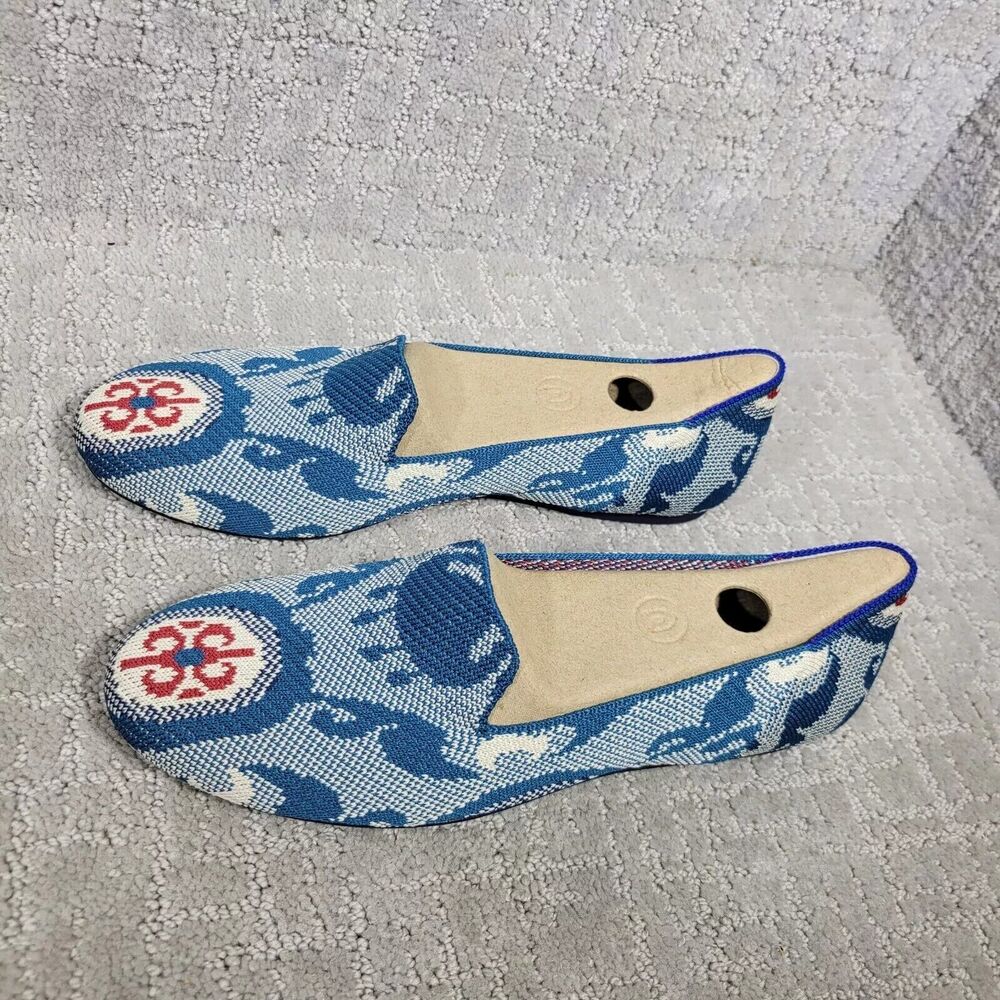 Rothys The Loafer Womens Size 8 US Moroccan Teal Round Toe Slip on Shoes Retired